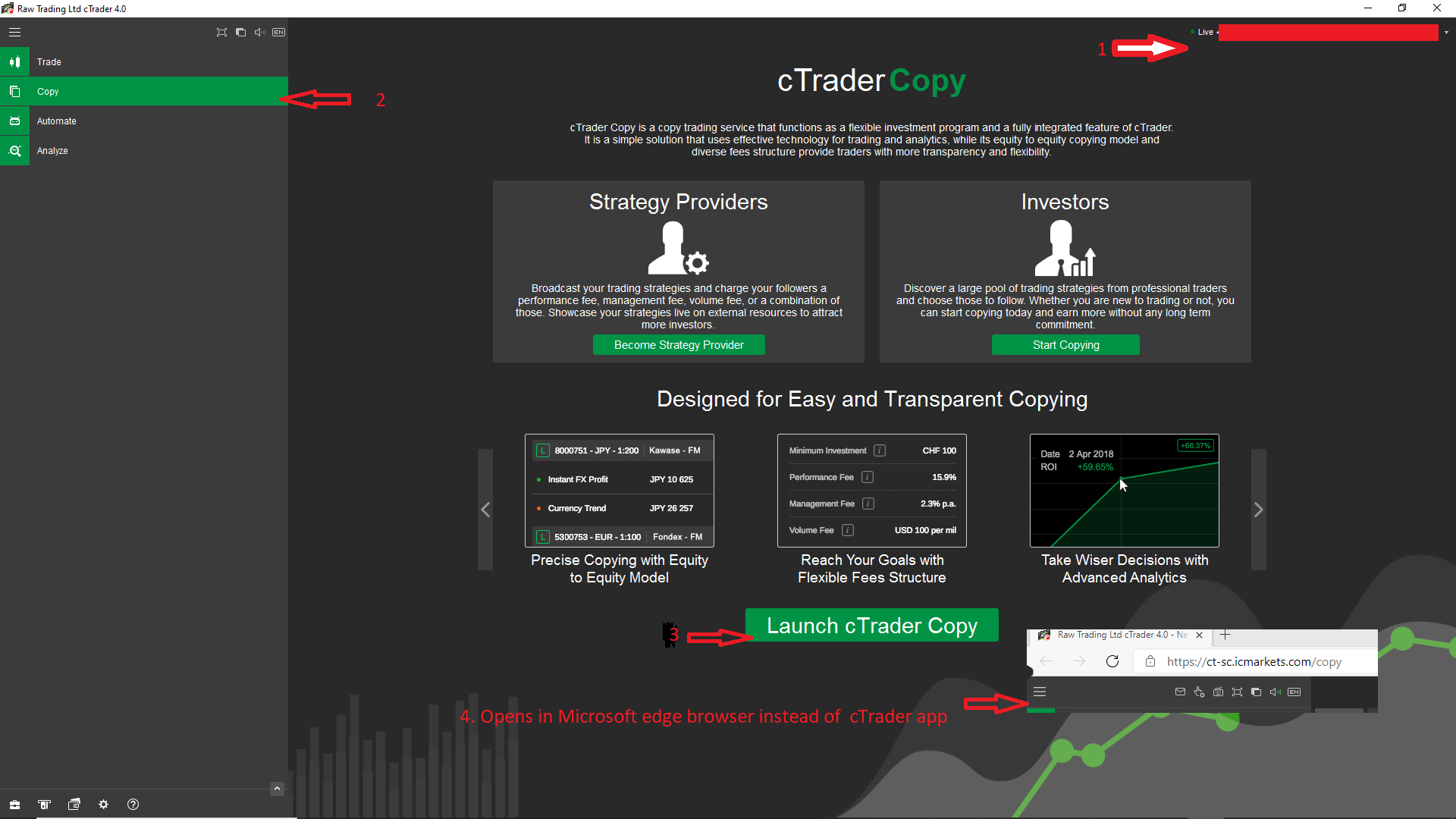 CTrader Screenshot